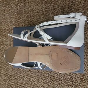 Vince Camuto Cream Studded Women's Sandals
